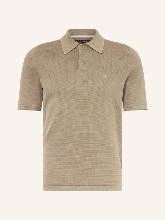 Zdjęcie produktu Marc O'polo Dzianinowa Koszulka Polo braun KHAKI