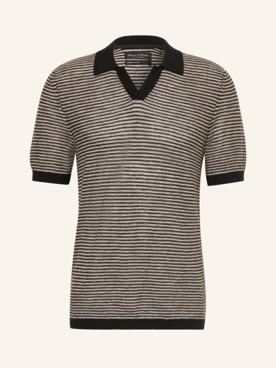 Zdjęcie produktu Marc O'polo Dzianinowa Koszulka Polo schwarz