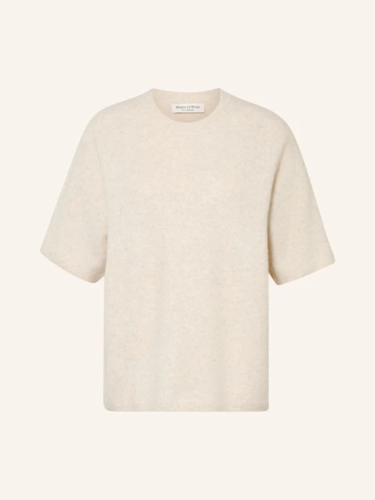 Zdjęcie produktu Marc O'polo Dzianinowa Koszulka Z Domieszką Alpaki beige