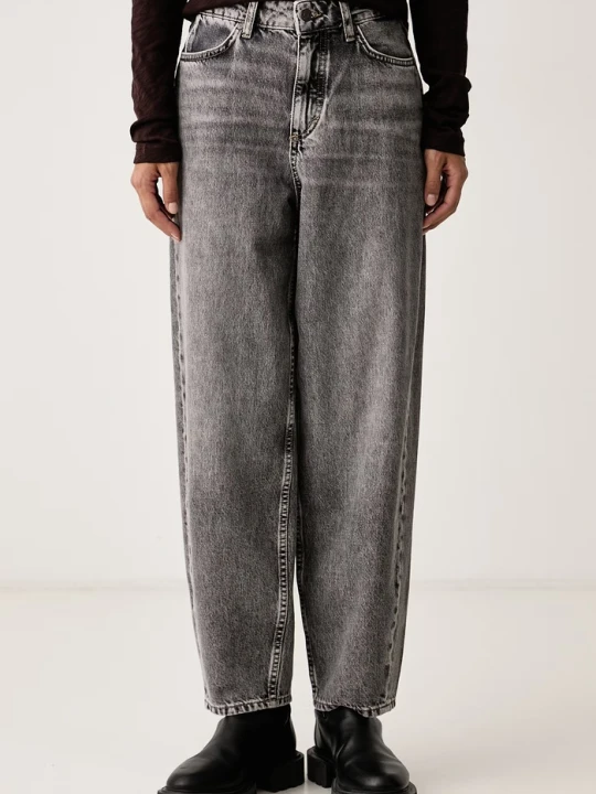 Zdjęcie produktu Marc O'Polo jeansy barrel damskie szary