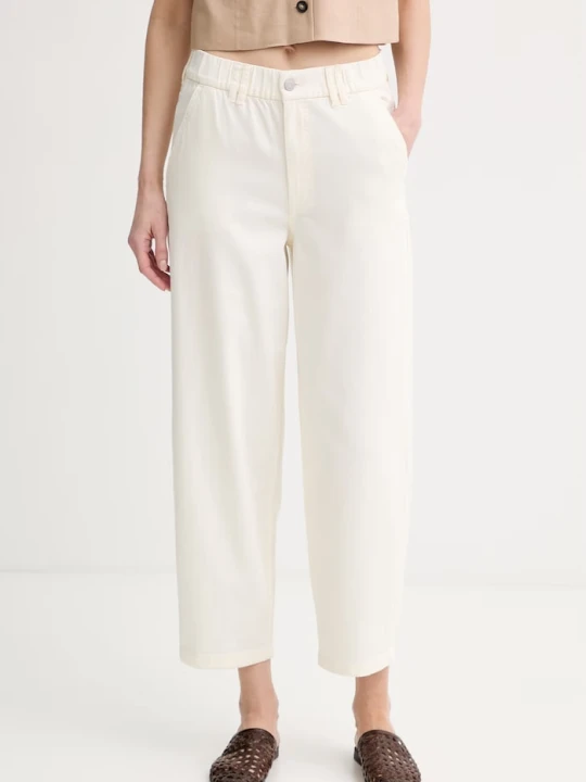 Zdjęcie produktu Marc O'Polo jeansy relaxed fit damskie beżowy