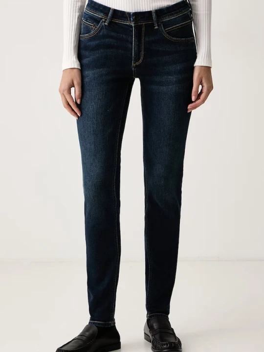 Zdjęcie produktu Marc O'Polo jeansy slim fit damskie granatowy