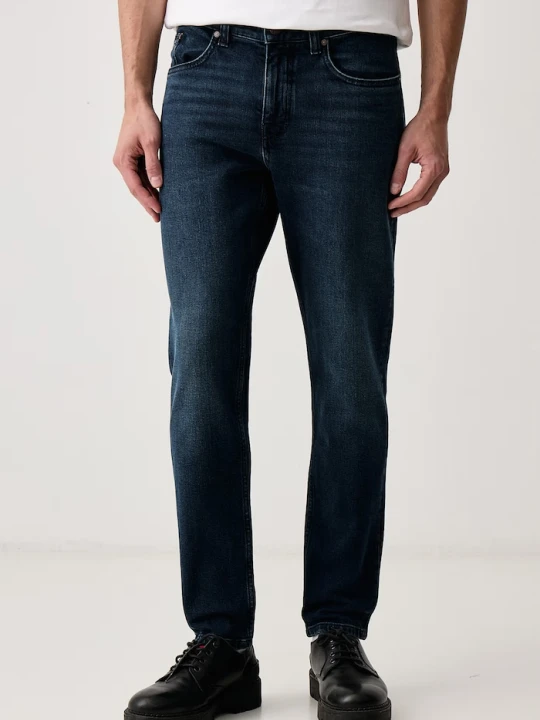 Zdjęcie produktu Marc O'Polo jeansy slim taper męskie granatowy