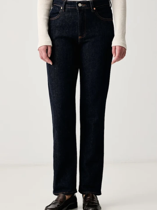Zdjęcie produktu Marc O'Polo jeansy straight damskie granatowy