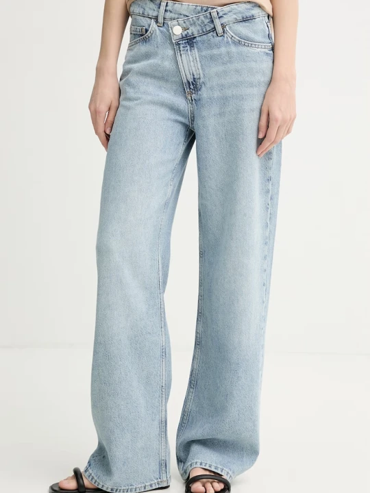 Zdjęcie produktu Marc O'Polo jeansy wide leg damskie niebieski