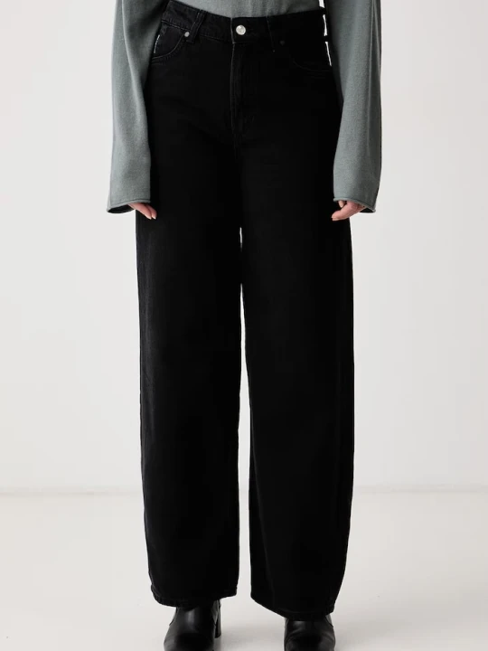 Zdjęcie produktu Marc O'Polo jeansy wide leg damskie czarny