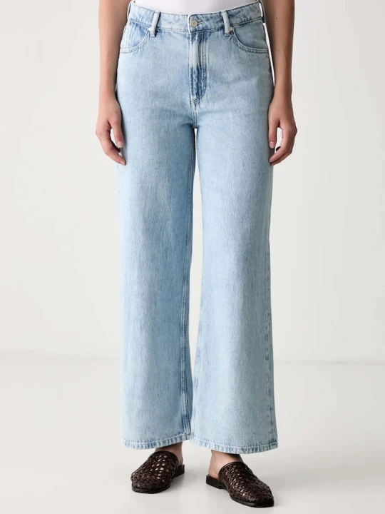 Zdjęcie produktu Marc O'Polo jeansy wide leg damskie niebieski