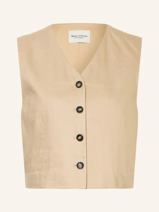 Zdjęcie produktu Marc O'polo Kamizelka Blezerowa Z Lnem beige