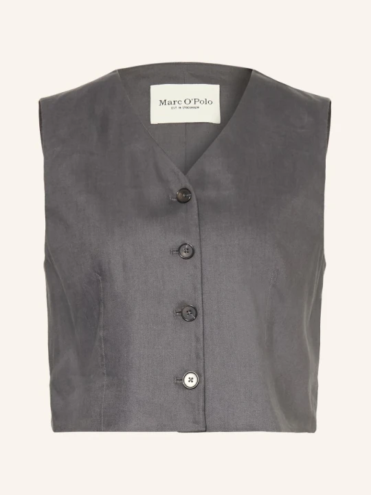 Zdjęcie produktu Marc O'polo Kamizelka Blezerowa Z Lnem grau CZIEMNOSZARY