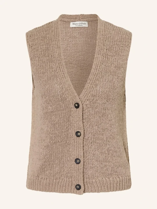 Zdjęcie produktu Marc O'polo Kamizelka Z Dzianiny beige