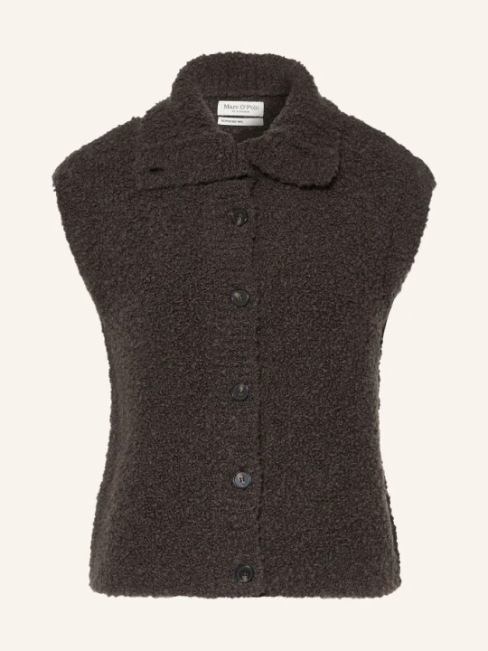 Zdjęcie produktu Marc O'polo Kamizelka Z Futerka Teddy braun CIEMNOBRĄZOWY