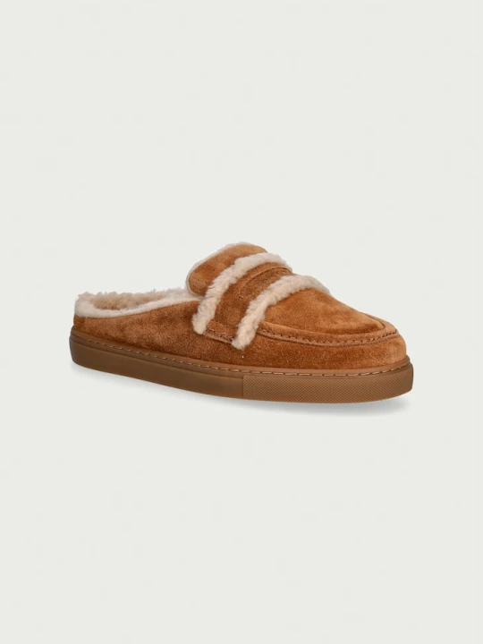 Zdjęcie produktu Marc O'Polo kapcie damskie zamszowe Kara 8 brązowy