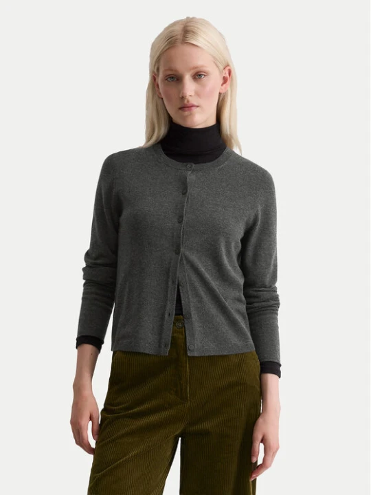 Zdjęcie produktu Marc O'Polo Kardigan 509 5118 61085 Szary Slim Fit