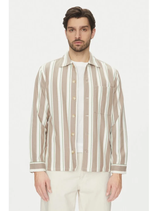 Zdjęcie produktu Marc O'Polo Koszula 522 7348 74184 Beżowy Relaxed Fit