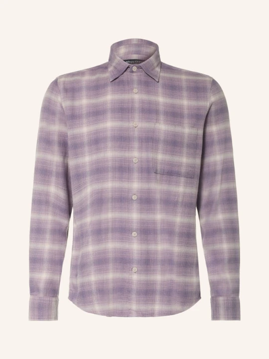 Zdjęcie produktu Marc O'polo Koszula Flanelowa O Kroju Regular Fit lila purpurowy