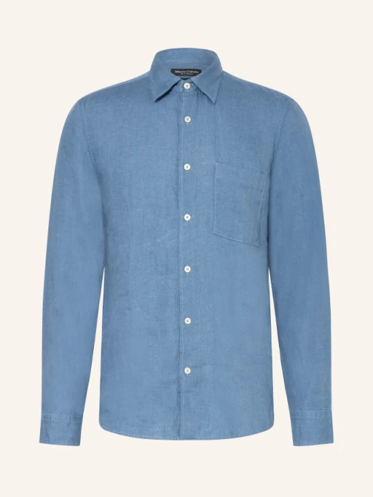 Zdjęcie produktu Marc O'polo Koszula Lniana Regular Fit blau NIEBIESKI