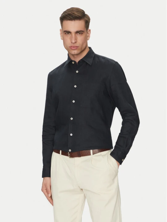 Zdjęcie produktu Marc O'Polo Koszula M23 7428 42318 Granatowy Regular Fit