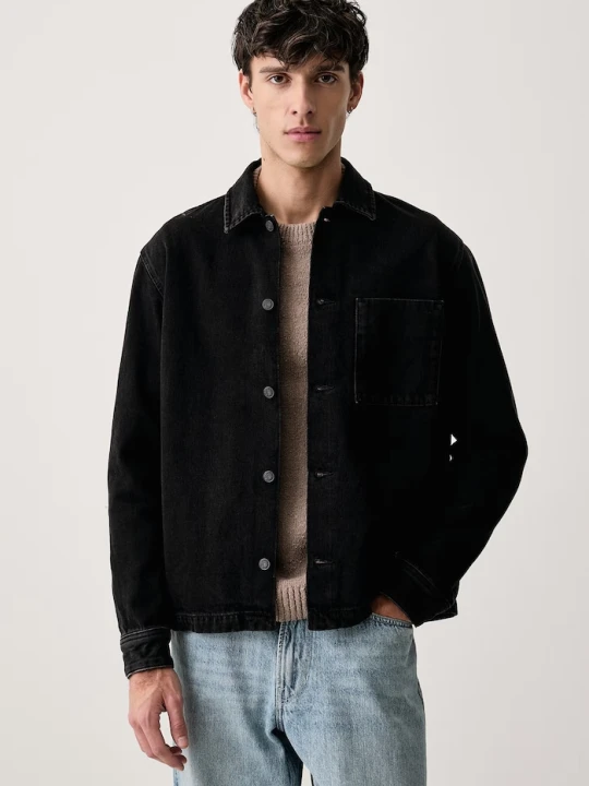 Zdjęcie produktu Marc O'Polo koszula męska jeansowa czarny