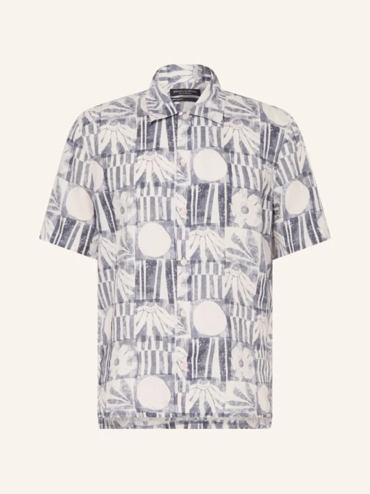 Zdjęcie produktu Marc O'polo Koszula Z Krótkim Rękawem Regular Fit Z Lnu blau