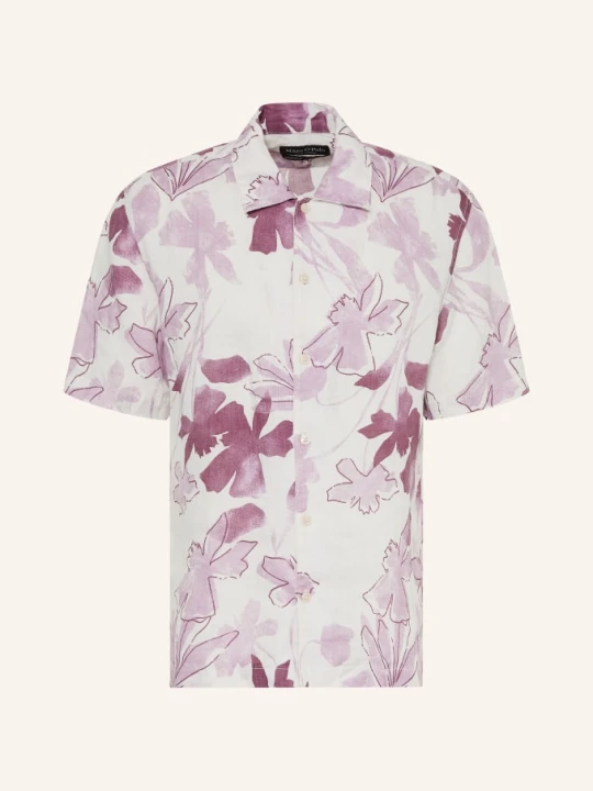 Zdjęcie produktu Marc O'polo Koszula Z Krótkim Rękawem Regular Fit Z Lnu rosa różowy