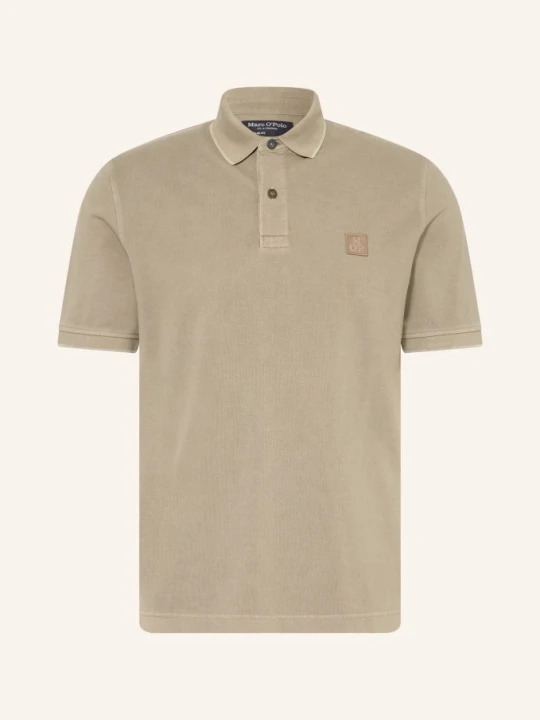 Zdjęcie produktu Marc O'polo Koszulka Polo Z Pikowanym Wzorem beige KHAKI
