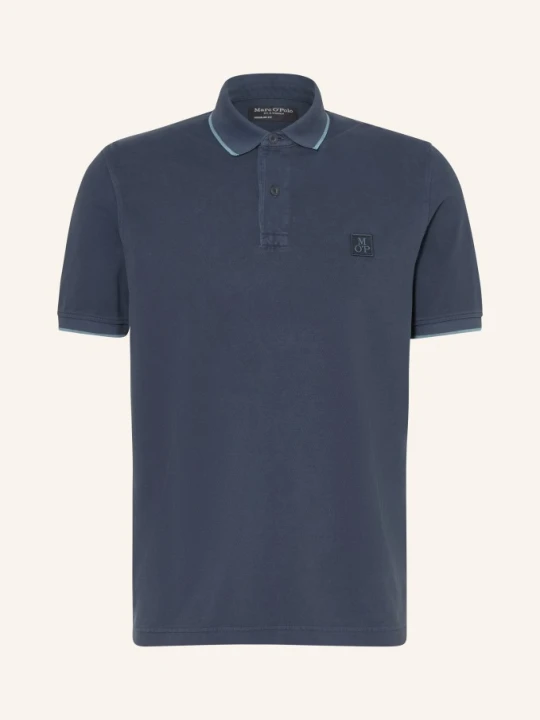 Zdjęcie produktu Marc O'polo Koszulka Polo Z Pikowanym Wzorem blau GRANATOWY