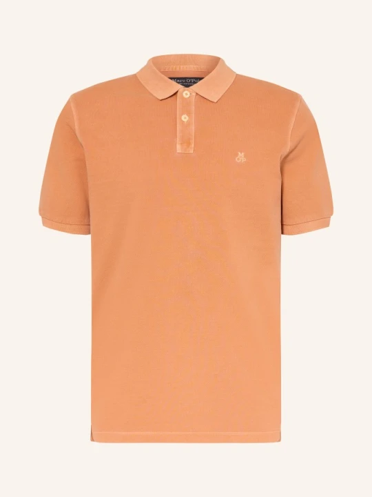 Zdjęcie produktu Marc O'polo Koszulka Polo Z Pikowanym Wzorem orange