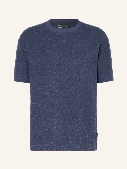 Zdjęcie produktu Marc O'polo Koszulka Z Bouclé blau GRANATOWY