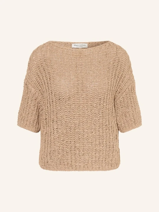 Zdjęcie produktu Marc O'polo Koszulka Z Dzianiny beige JASNOBRĄZOWY