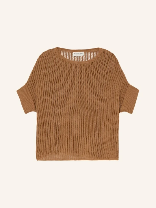 Zdjęcie produktu Marc O'polo Koszulka Z Dzianiny braun CAMELOWY