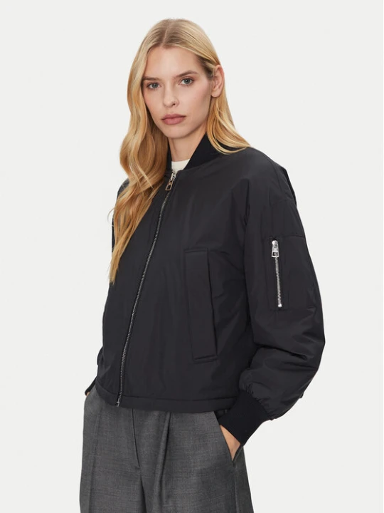 Zdjęcie produktu Marc O'Polo Kurtka bomber 500 0808 70307 Granatowy Relaxed Fit