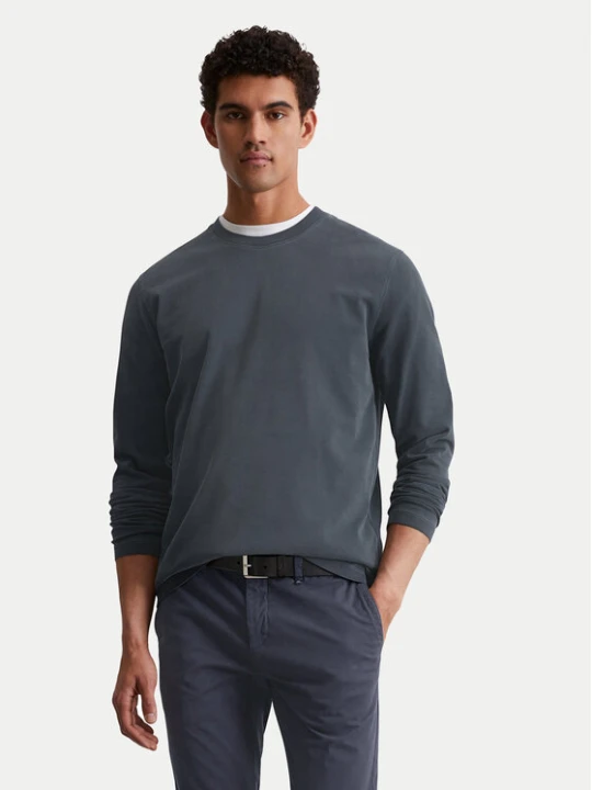 Zdjęcie produktu Marc O'Polo Longsleeve B21 2236 52006 Granatowy Regular Fit