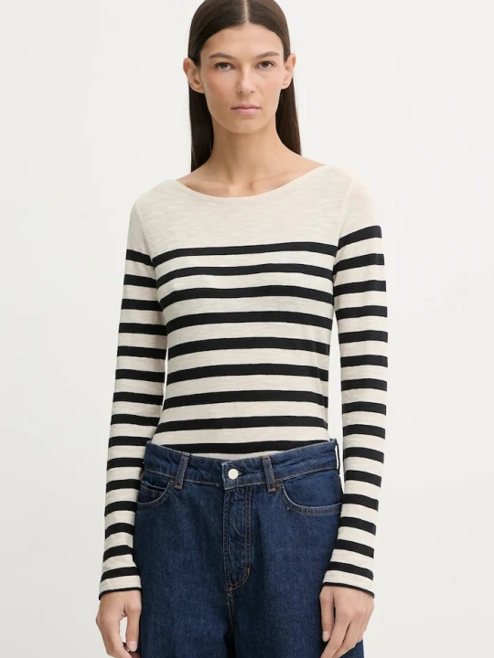 Zdjęcie produktu Marc O'Polo longsleeve bawełniany beżowy