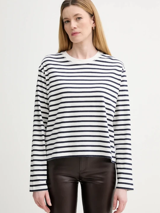 Zdjęcie produktu Marc O'Polo longsleeve bawełniany beżowy