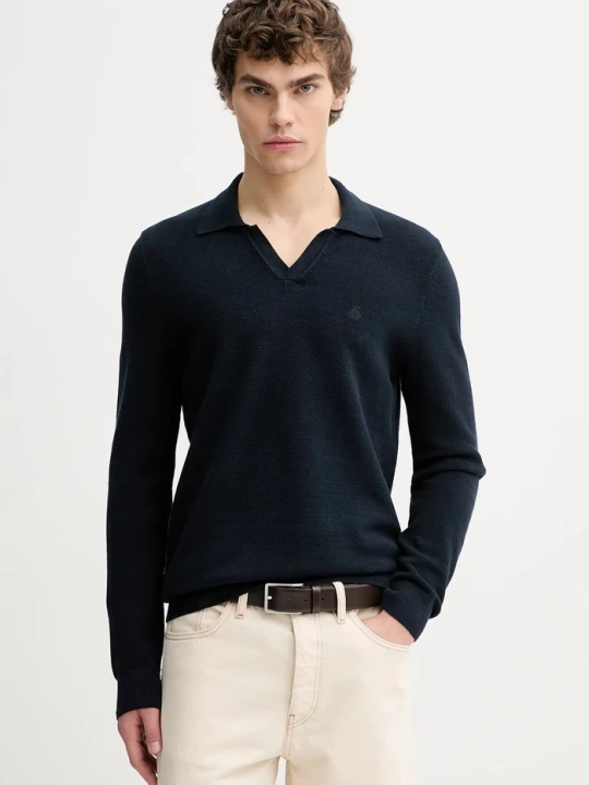 Zdjęcie produktu Marc O'Polo longsleeve bawełniany granatowy