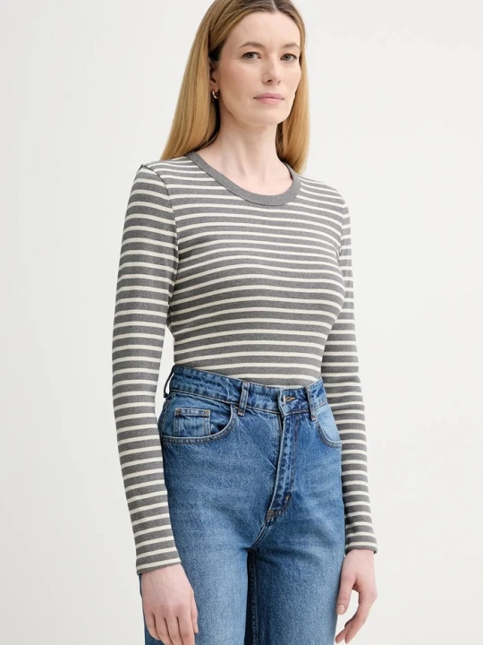 Zdjęcie produktu Marc O'Polo longsleeve bawełniany szary