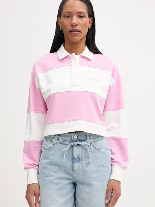 Zdjęcie produktu Marc O'Polo longsleeve damski bawełniany różowy
