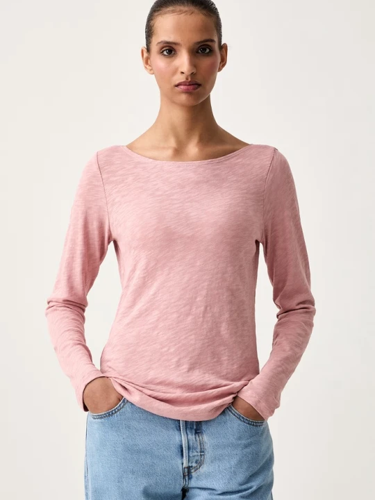 Zdjęcie produktu Marc O'Polo longsleeve damski bawełniany różowy