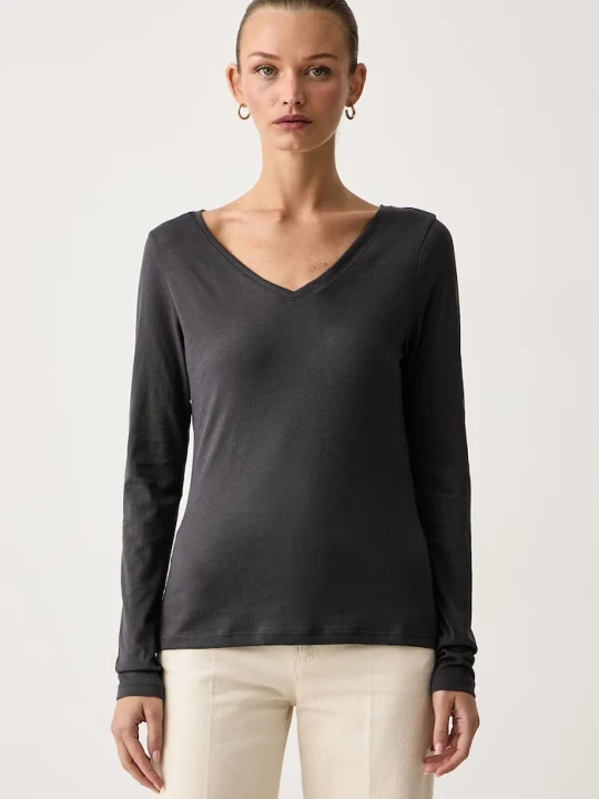 Zdjęcie produktu Marc O'Polo longsleeve damski bawełniany szary