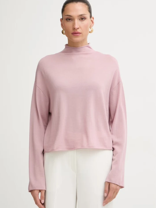Zdjęcie produktu Marc O'Polo longsleeve damski wełniany różowy