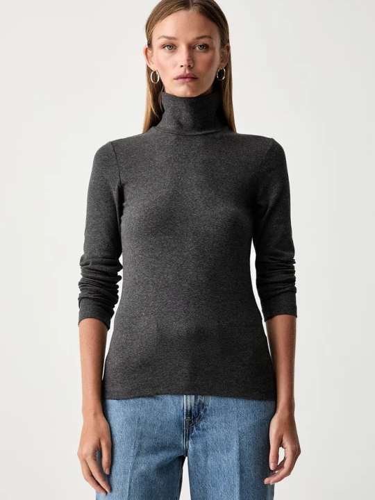 Zdjęcie produktu Marc O'Polo longsleeve damski z modalem szary