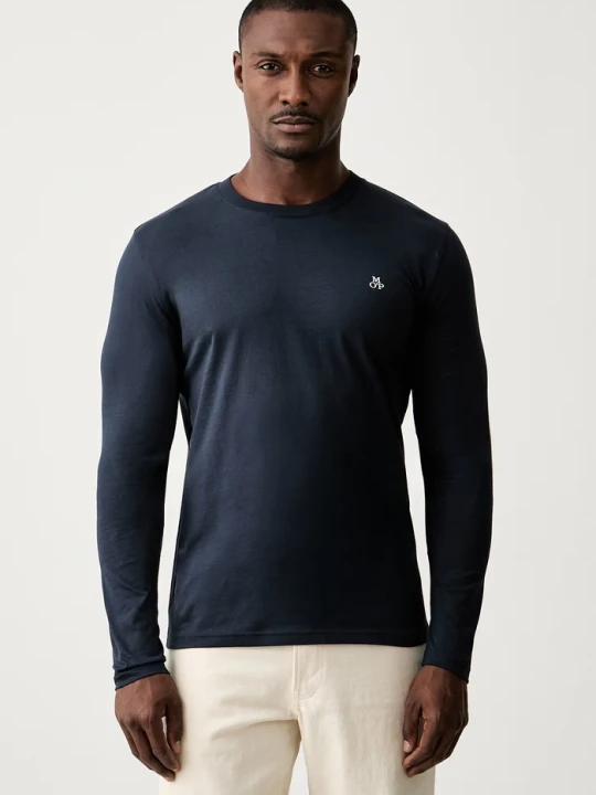 Zdjęcie produktu Marc O'Polo longsleeve męski bawełniany 2-pack granatowy