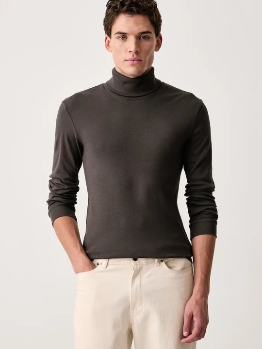 Zdjęcie produktu Marc O'Polo longsleeve męski bawełniany brązowy