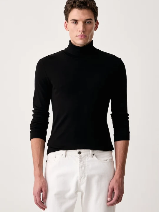 Zdjęcie produktu Marc O'Polo longsleeve męski bawełniany czarny