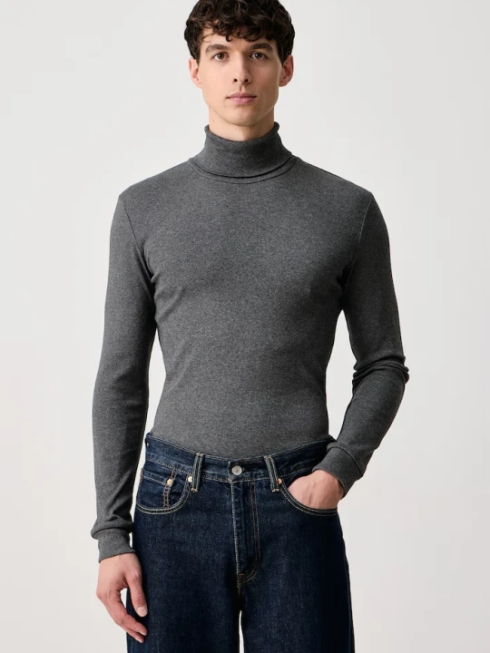 Zdjęcie produktu Marc O'Polo longsleeve męski bawełniany szary