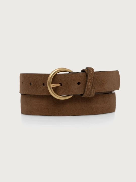 Zdjęcie produktu Marc O'Polo pasek damski zamszowy brązowy