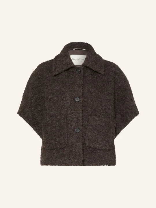 Zdjęcie produktu Marc O'polo Peleryna Z Tkaniny Bouclé braun