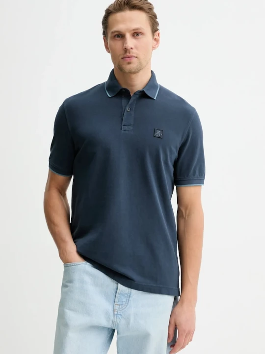 Zdjęcie produktu Marc O'Polo polo bawełniane granatowy