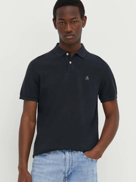 Zdjęcie produktu Marc O'Polo polo bawełniane granatowy