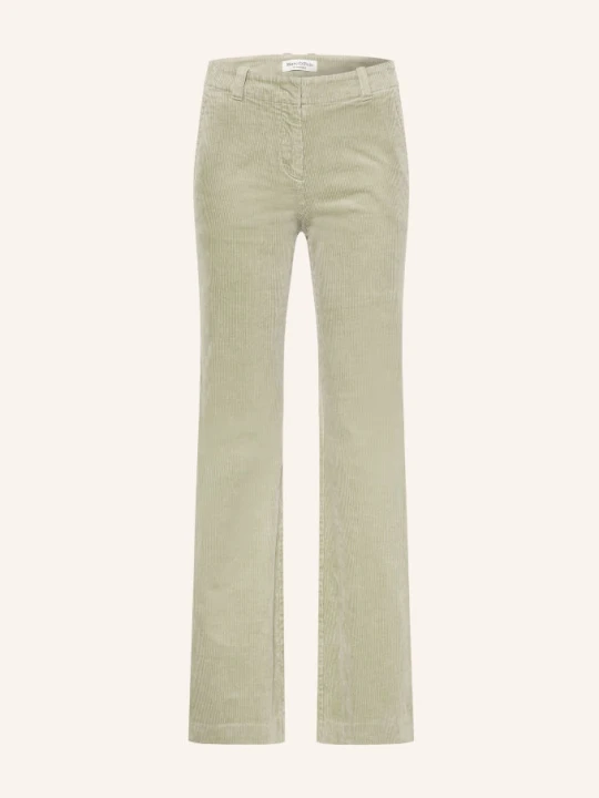 Zdjęcie produktu Marc O'polo Spodnie Bootcut Z Rozszerzanymi Nogawkami Z Sztruksu gruen BEŻOWY